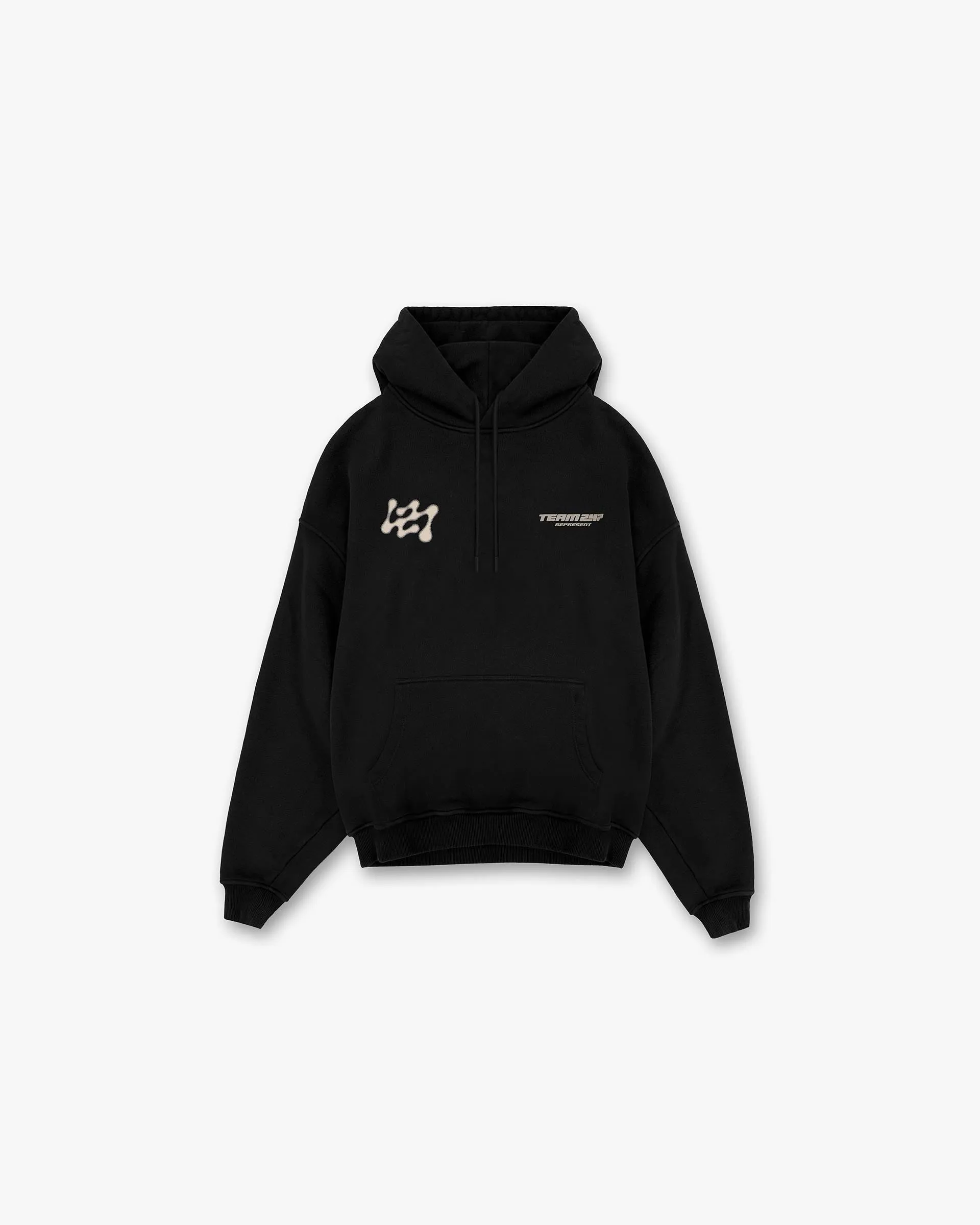 247 Future Terrains Oversized Hoodie - Black