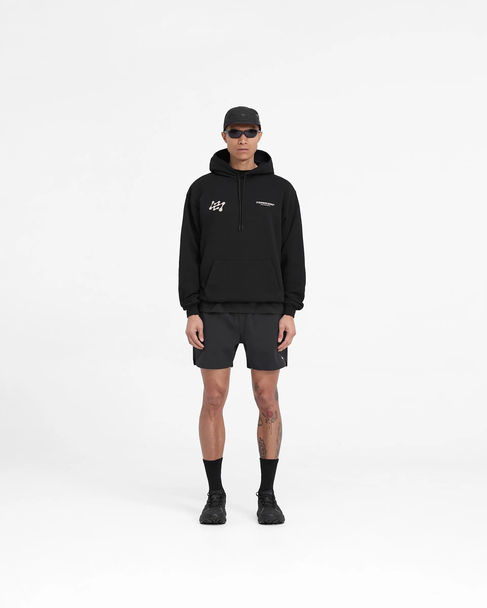 247 Future Terrains Oversized Hoodie - Black