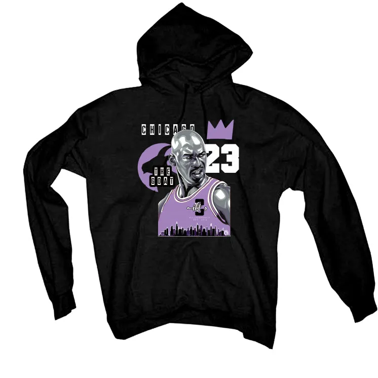 Air Jordan 7 GS “Barely Grape” Black T-Shirt (The Goat)