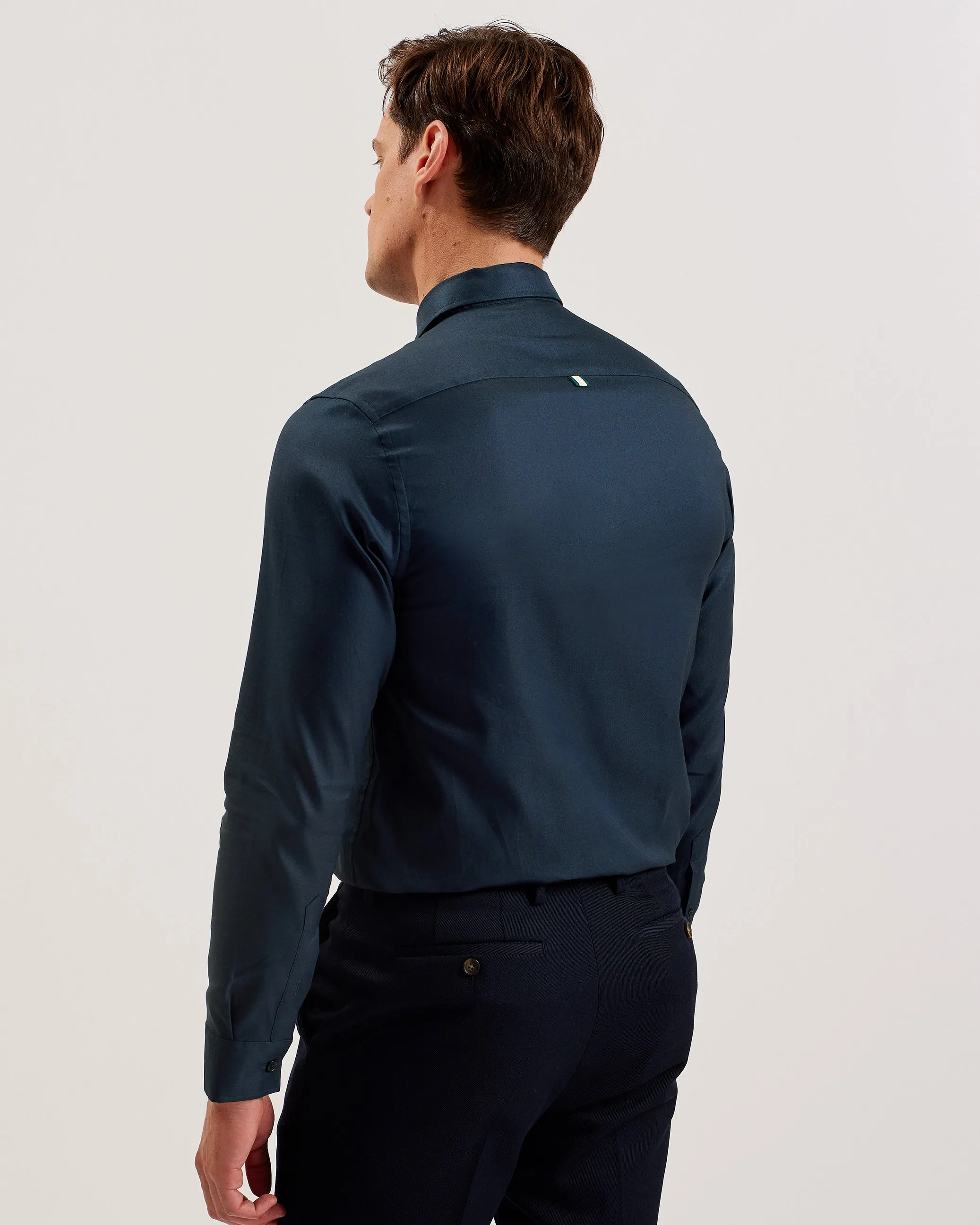 Allardo Ls Regular Premium Oxford Shirt Navy