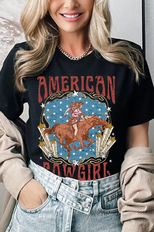 American Cowgirl Graphic T Shirts