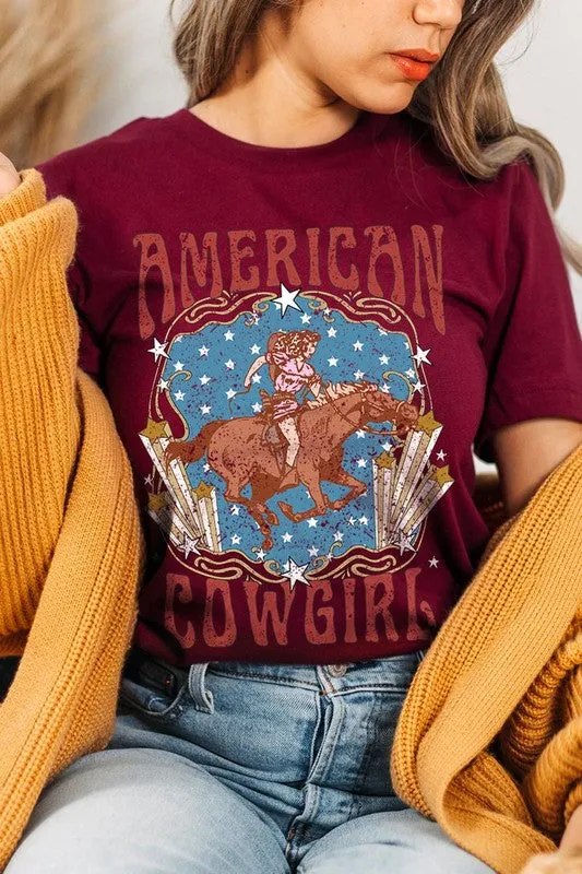 American Cowgirl Graphic T Shirts