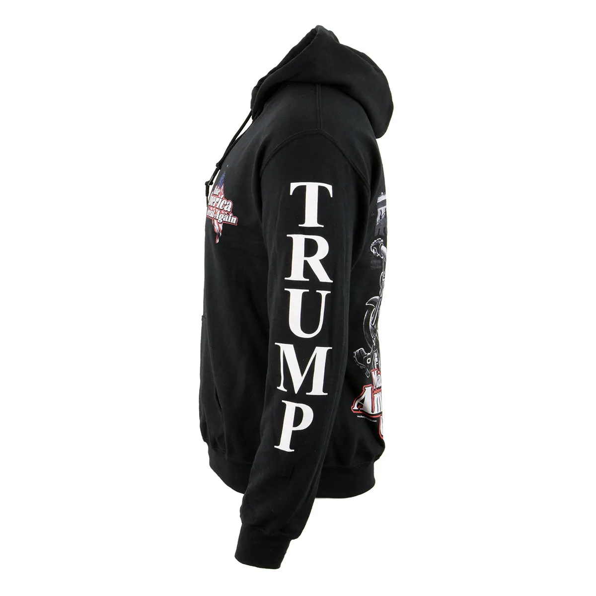 Biker Clothing Co. BCC118012 Men's Black 'Make America Great Again'