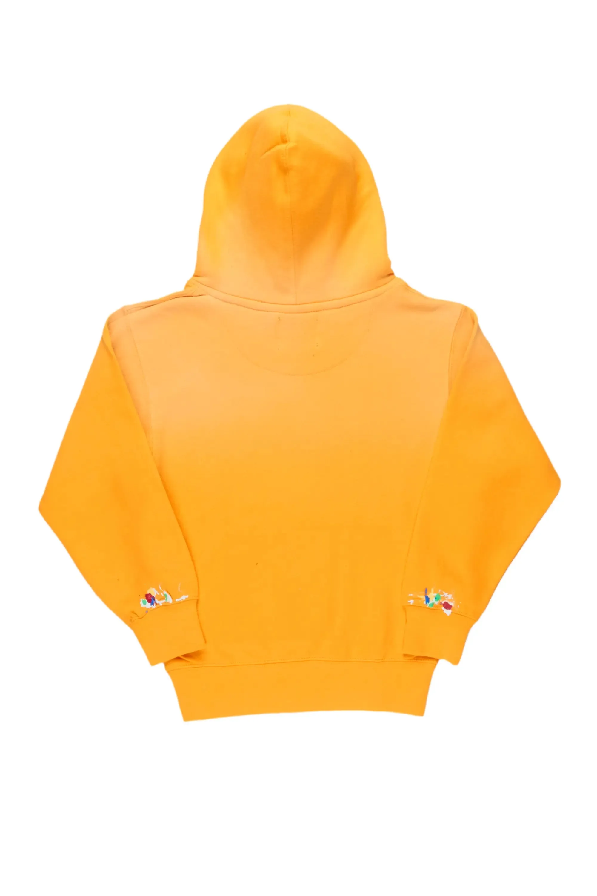 Boys Rockstar Art Dist. Yellow Graphic Hoodie