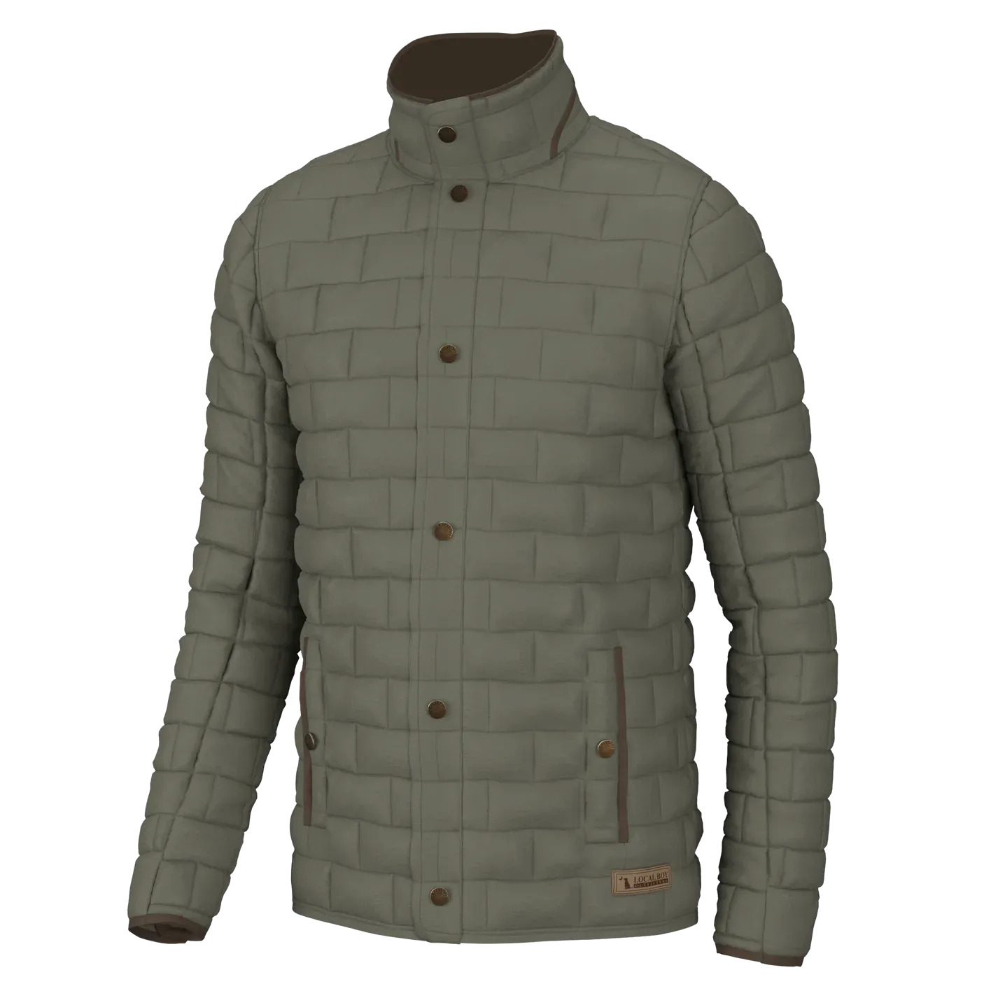 Brick Quilted Jacket