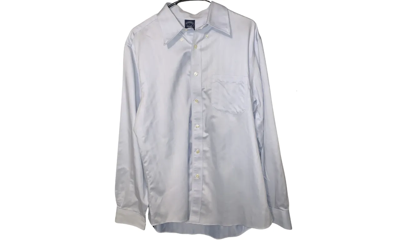 Brooks Brothers Men’s Classic Fit Button-Down Dress Shirt; L