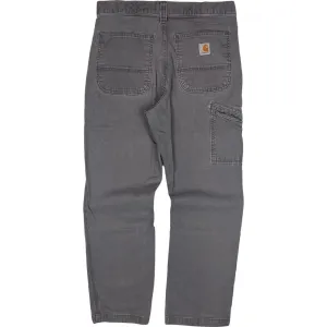 Carhartt Relaxed Fit Cargo Trousers Grey