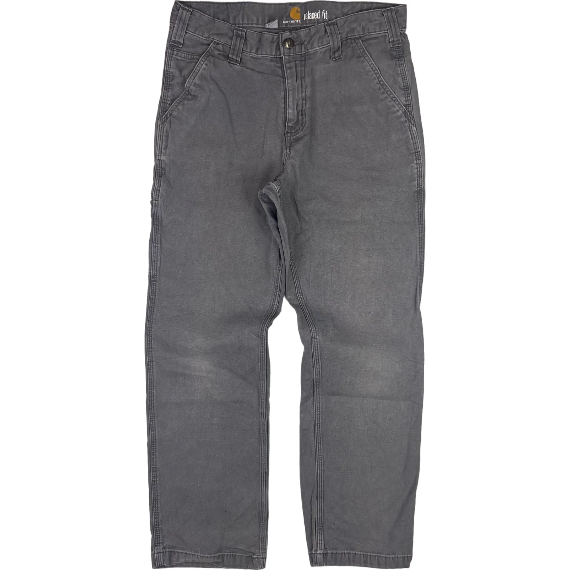 Carhartt Relaxed Fit Cargo Trousers Grey