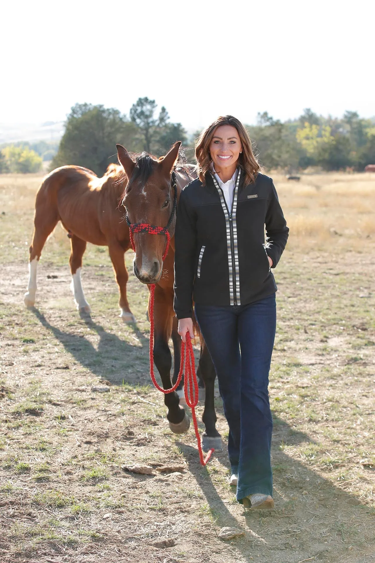 Cinch Women's Black Fleece Jacket