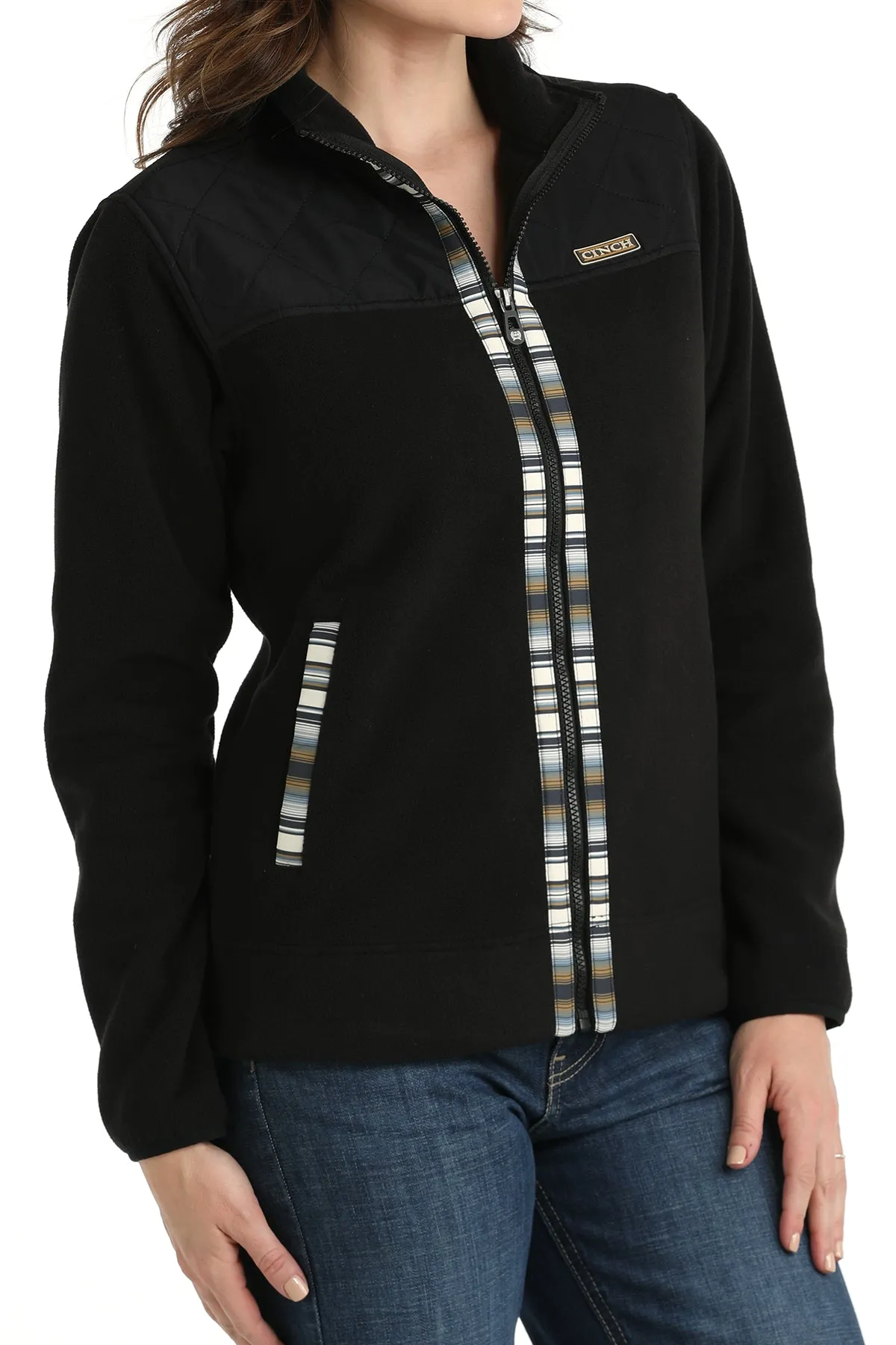 Cinch Women's Black Fleece Jacket