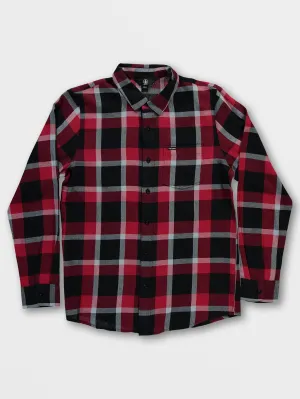 Curwin Long Sleeve Flannel - Rio Red