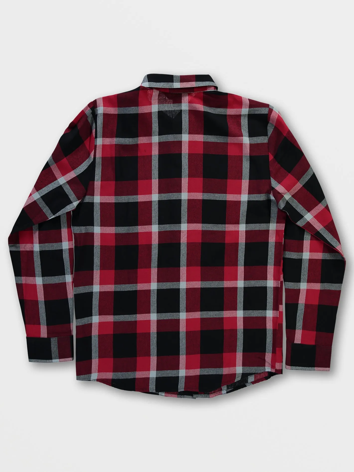 Curwin Long Sleeve Flannel - Rio Red