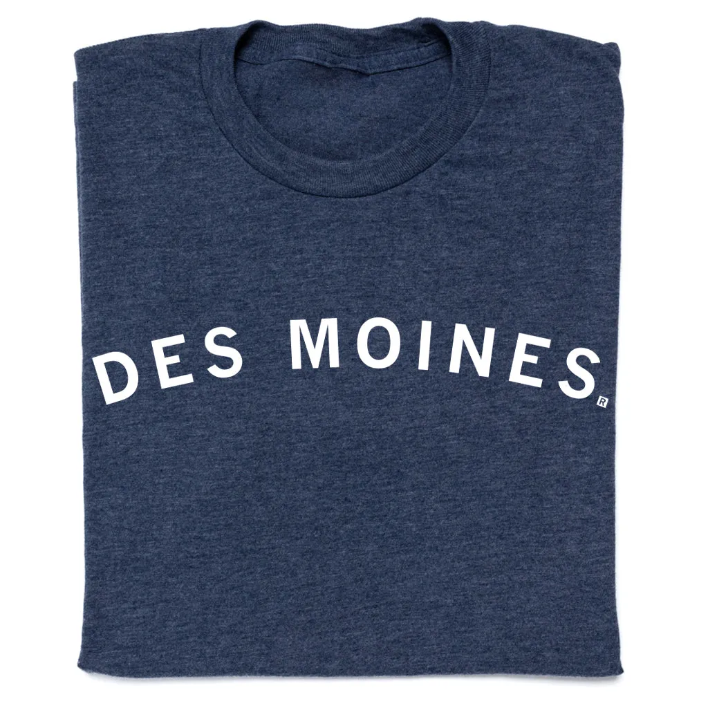 Des Moines Curved Logo