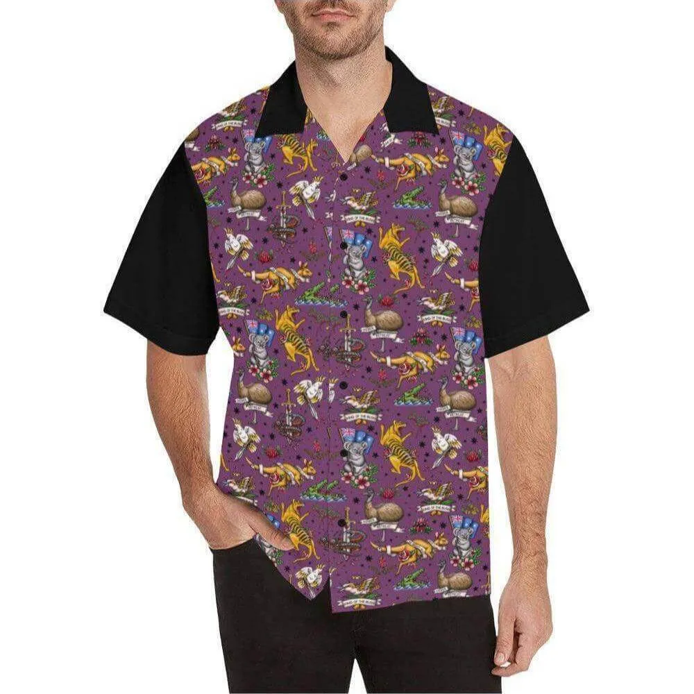 Fair Dinkum! Aussie Fauna Men's Button Up Shirts