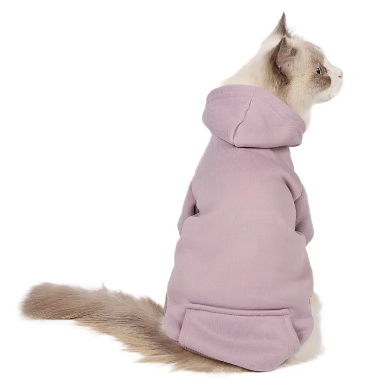 Fleece Pet Hoodies Cats & Dogs