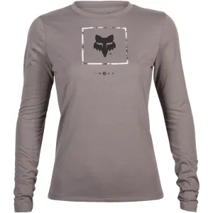 Fox Racing Atlas LS Tech T-Shirt Pewter Grey