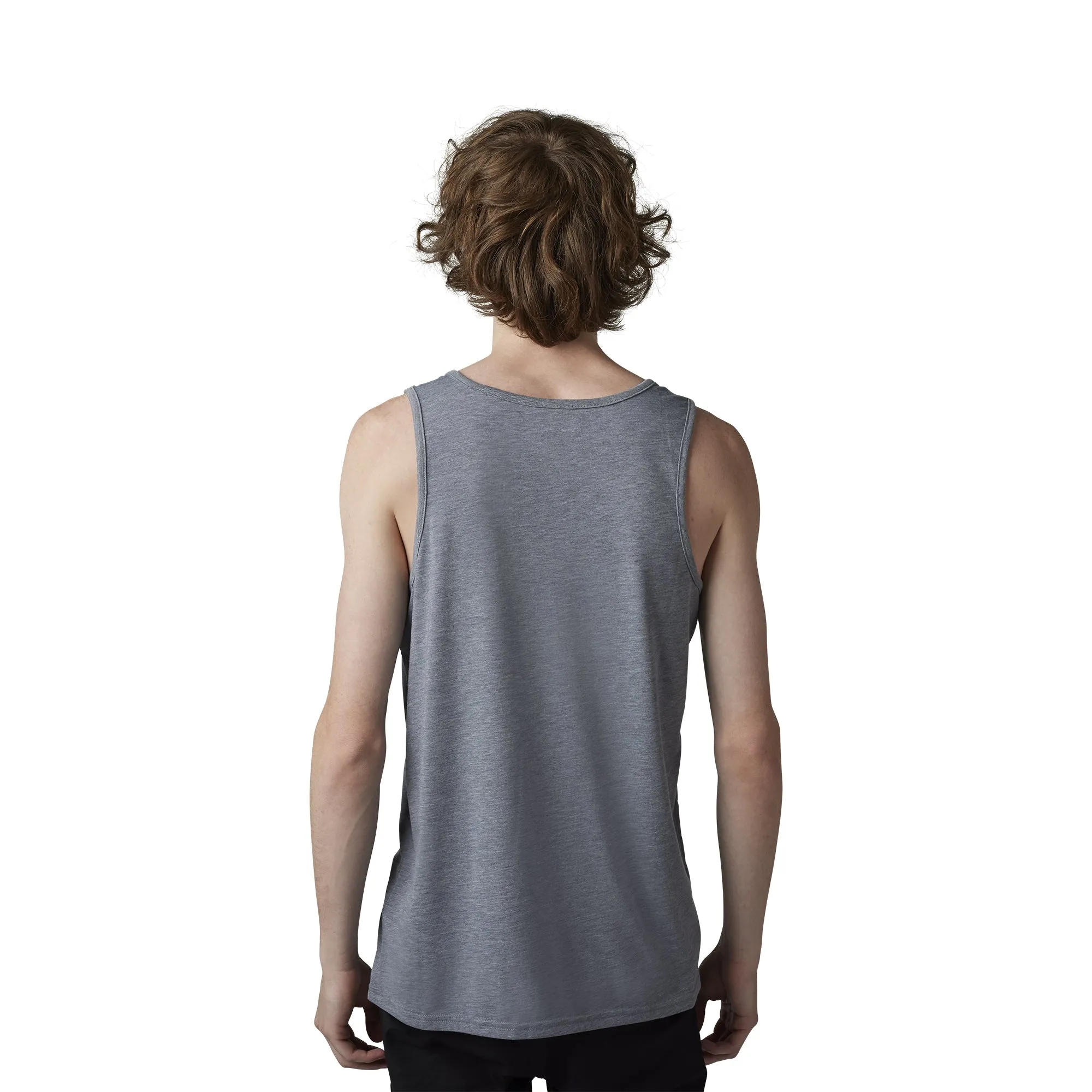 Fox Racing  Mens Shield Tech Tank Top Shirt TruDri Casual Soft Heather Graphite