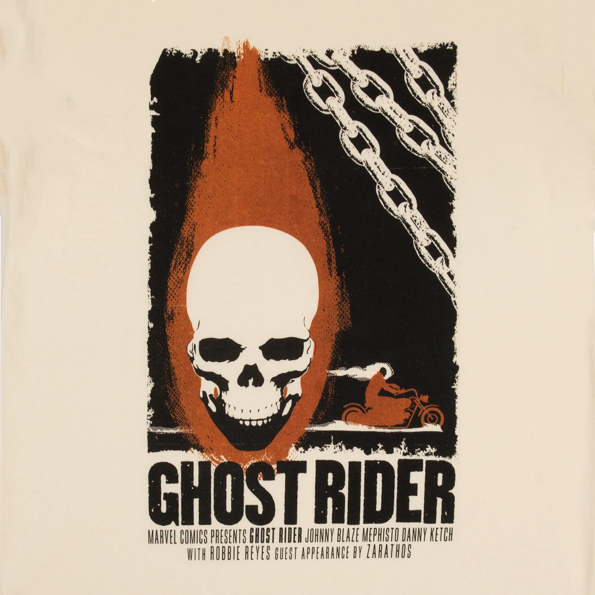 Ghost Rider Natural Grindhouse Poster Tee