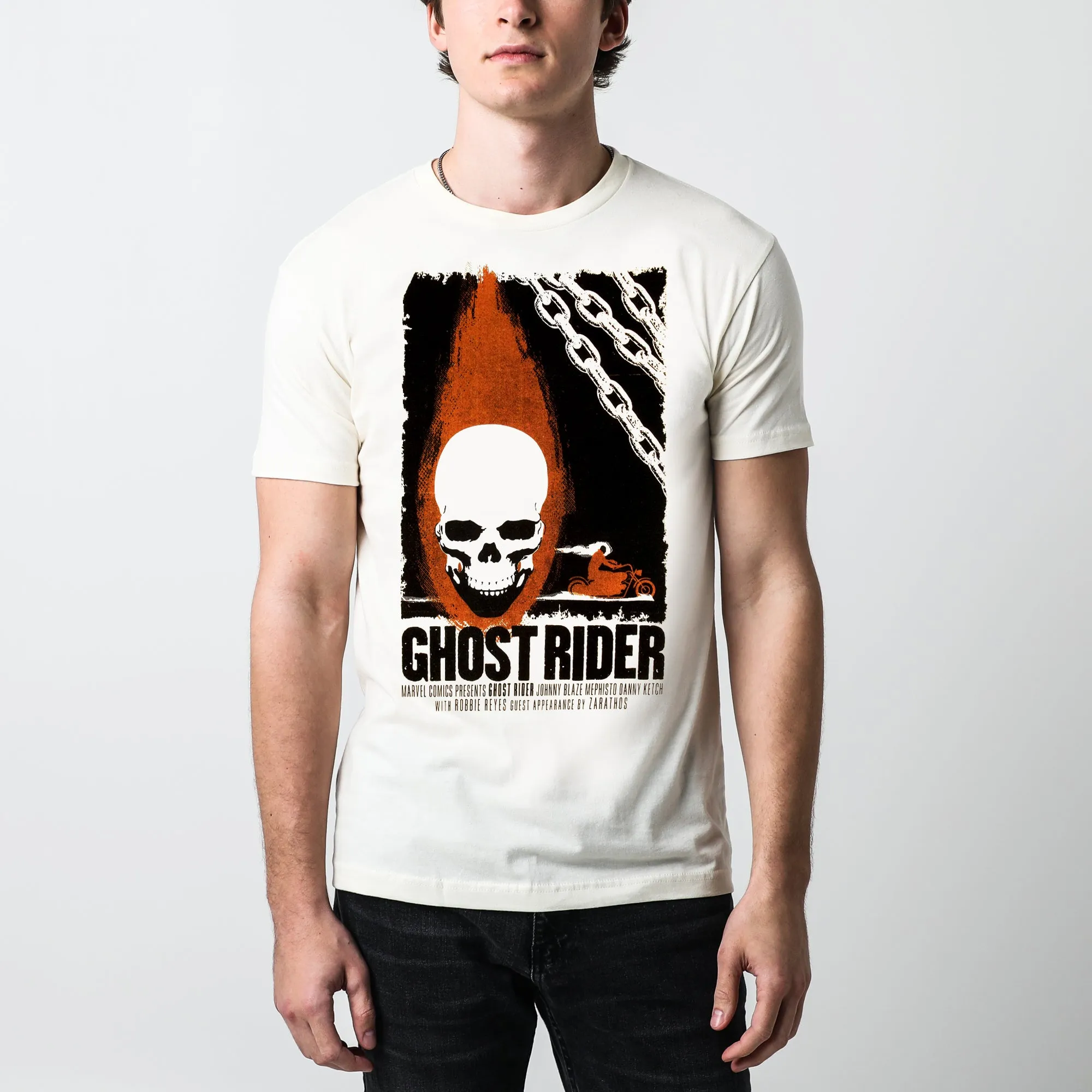 Ghost Rider Natural Grindhouse Poster Tee