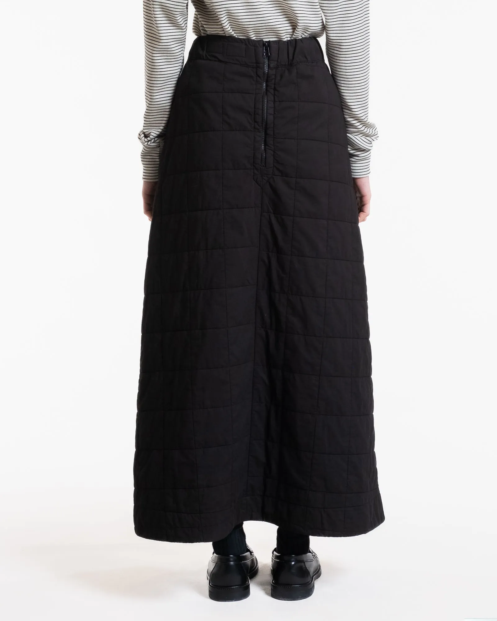 G.o.D Tulip Skirt Cotton Quilt Black