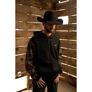 Hooey Men's Black and Aztec Summit Hoodie