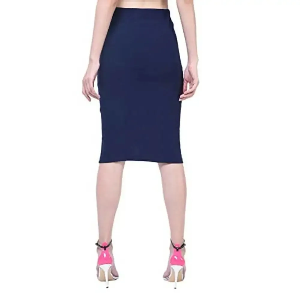 HRIKSHIKA FASHION Women Skirt (Navy Blue)