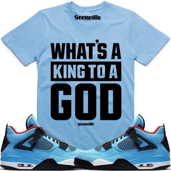 KING GOD Carolina Sneaker Tees Shirt - Jordan 4 Cactus Jack