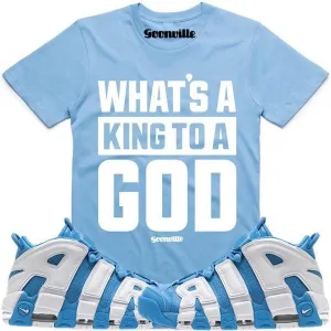 KING GOD Carolina Sneaker Tees Shirt - Uptempo UNC