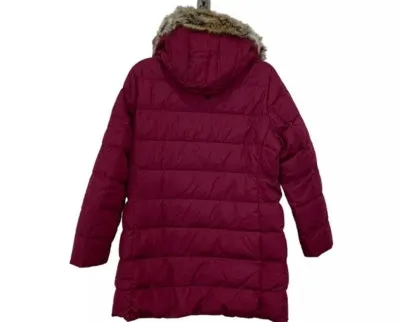 Lands' End Women's Faux Fur Hooded Down Winter Coat