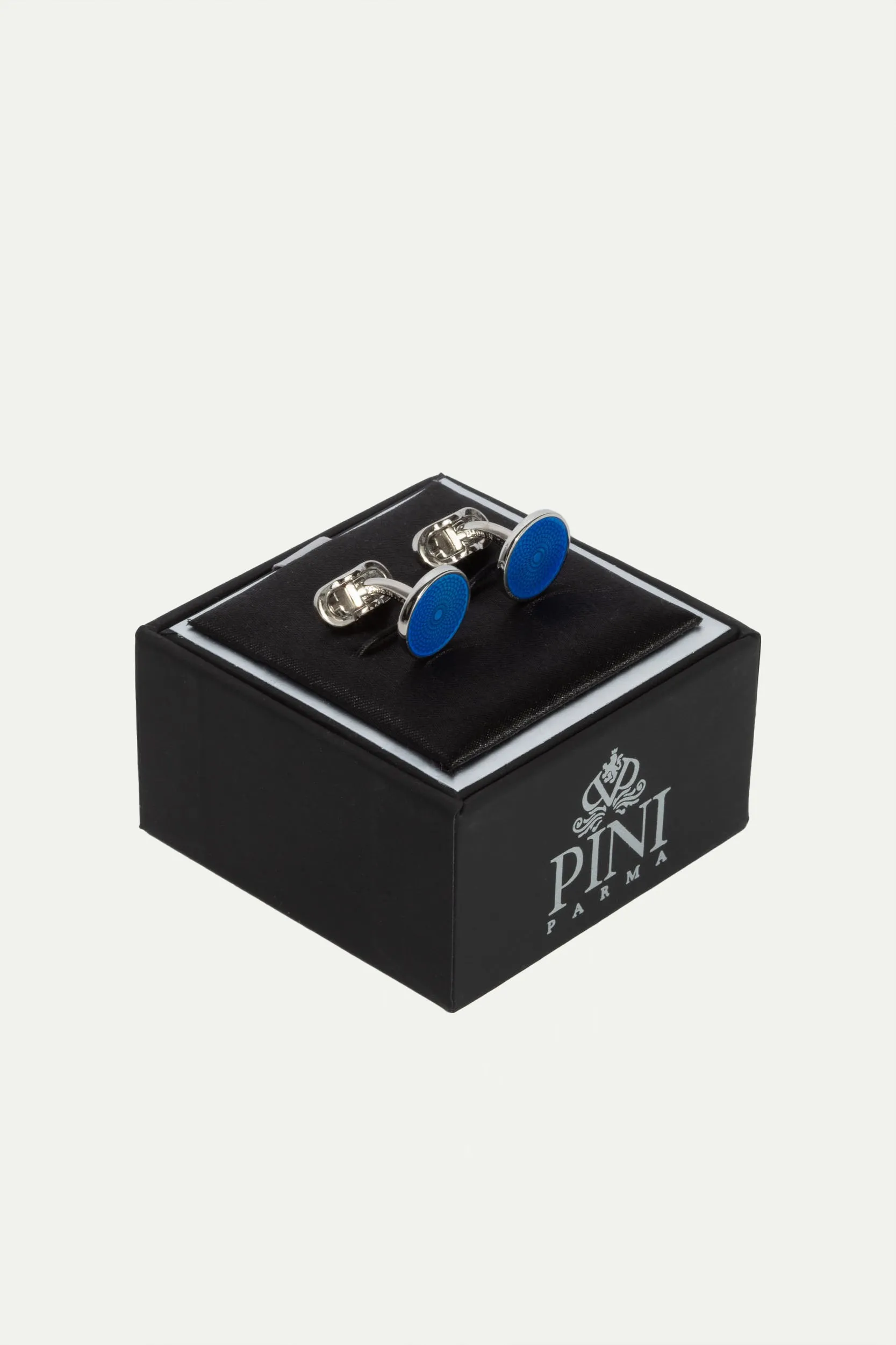 Light blue cufflinks - Made in Italy