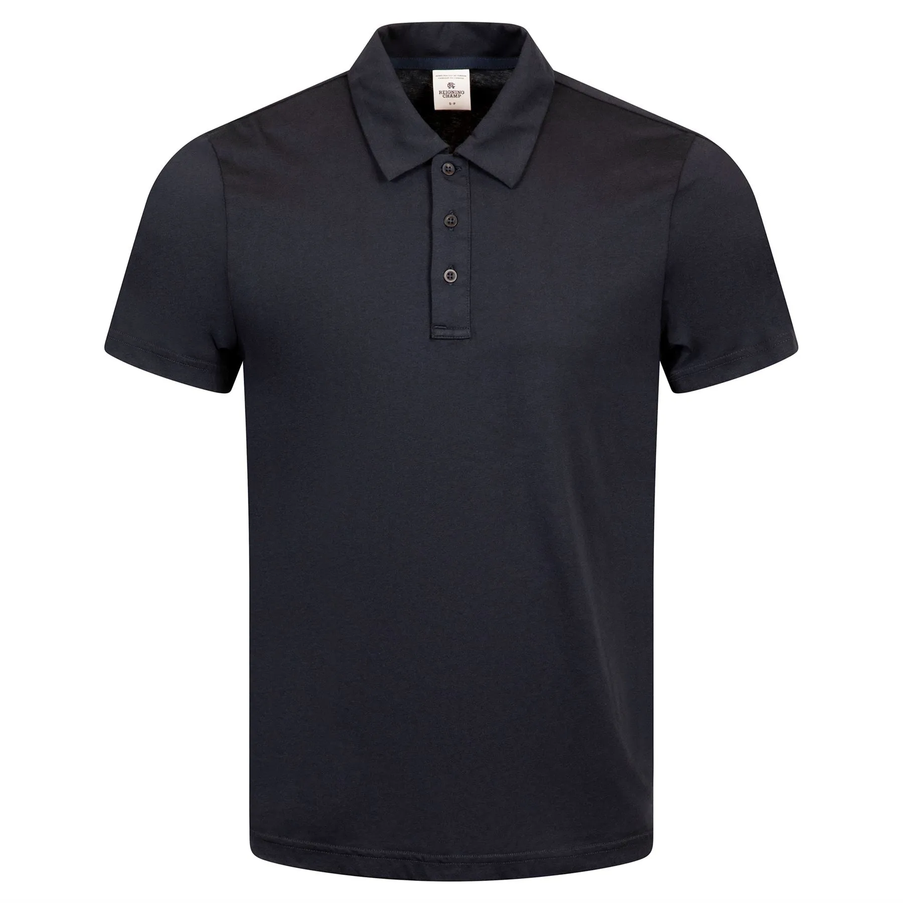 Lightweight Jersey Polo Navy - AW24