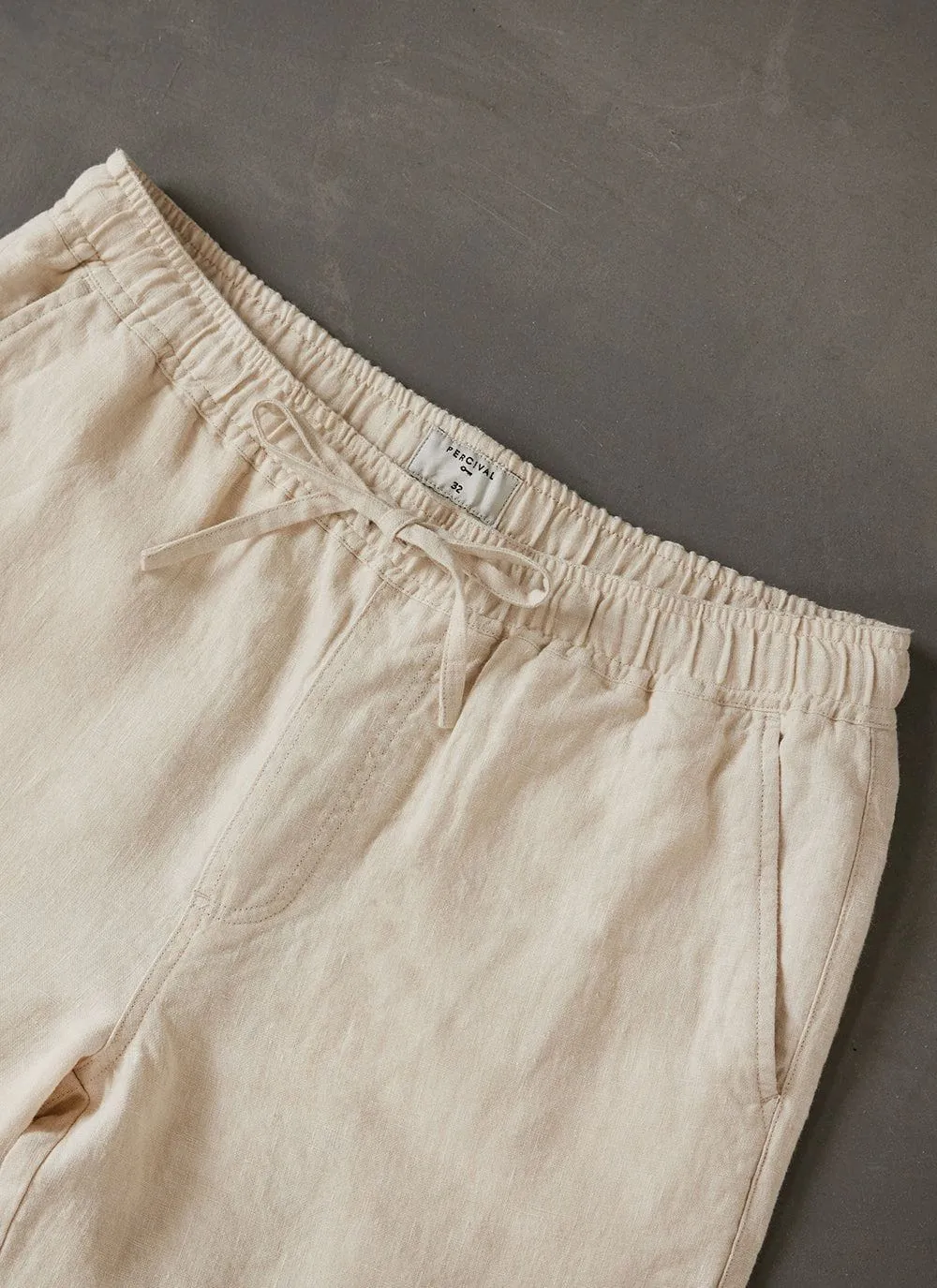 Linen Everyday Trousers | Stone