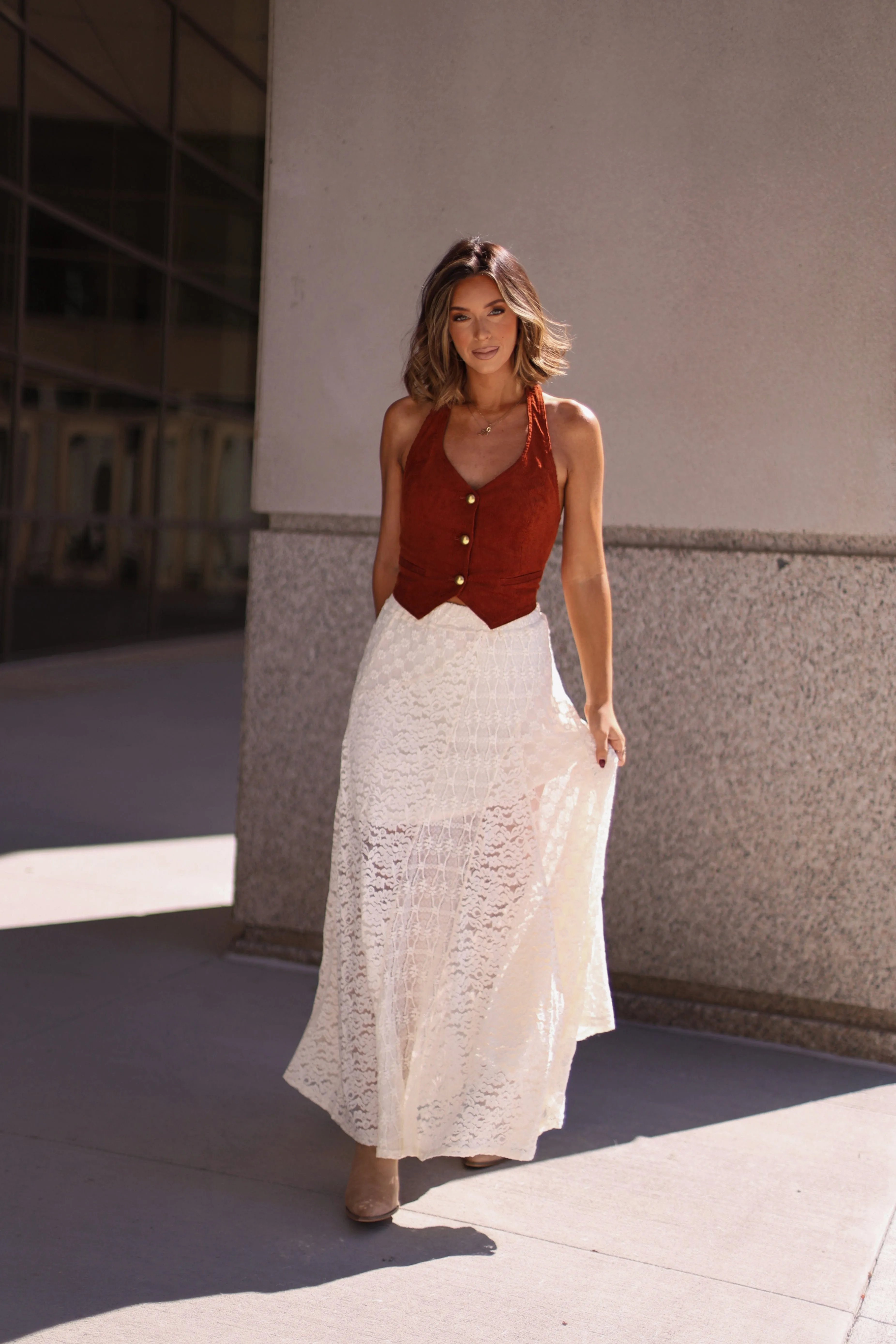 Lovely Lace Maxi Skirt