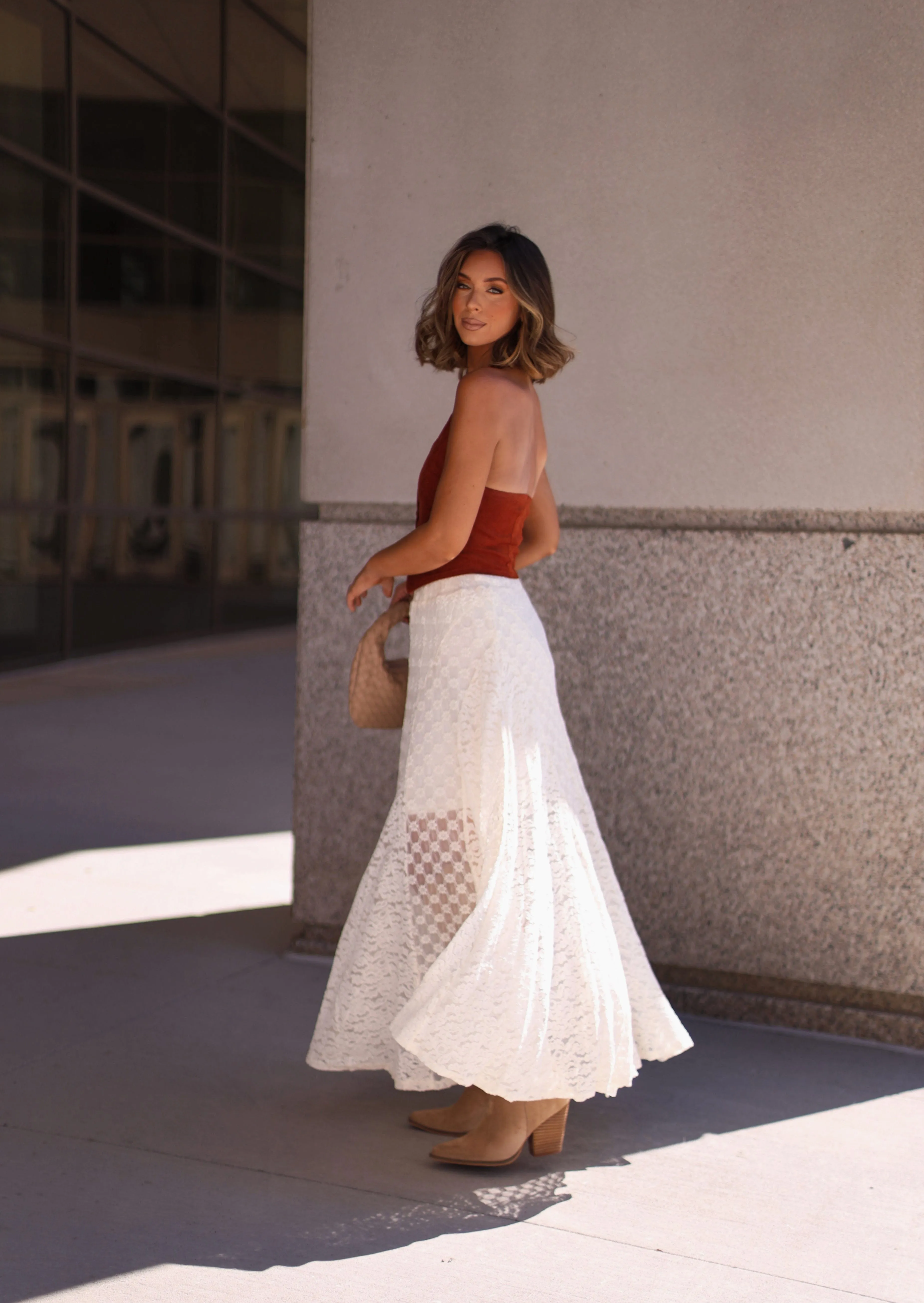 Lovely Lace Maxi Skirt