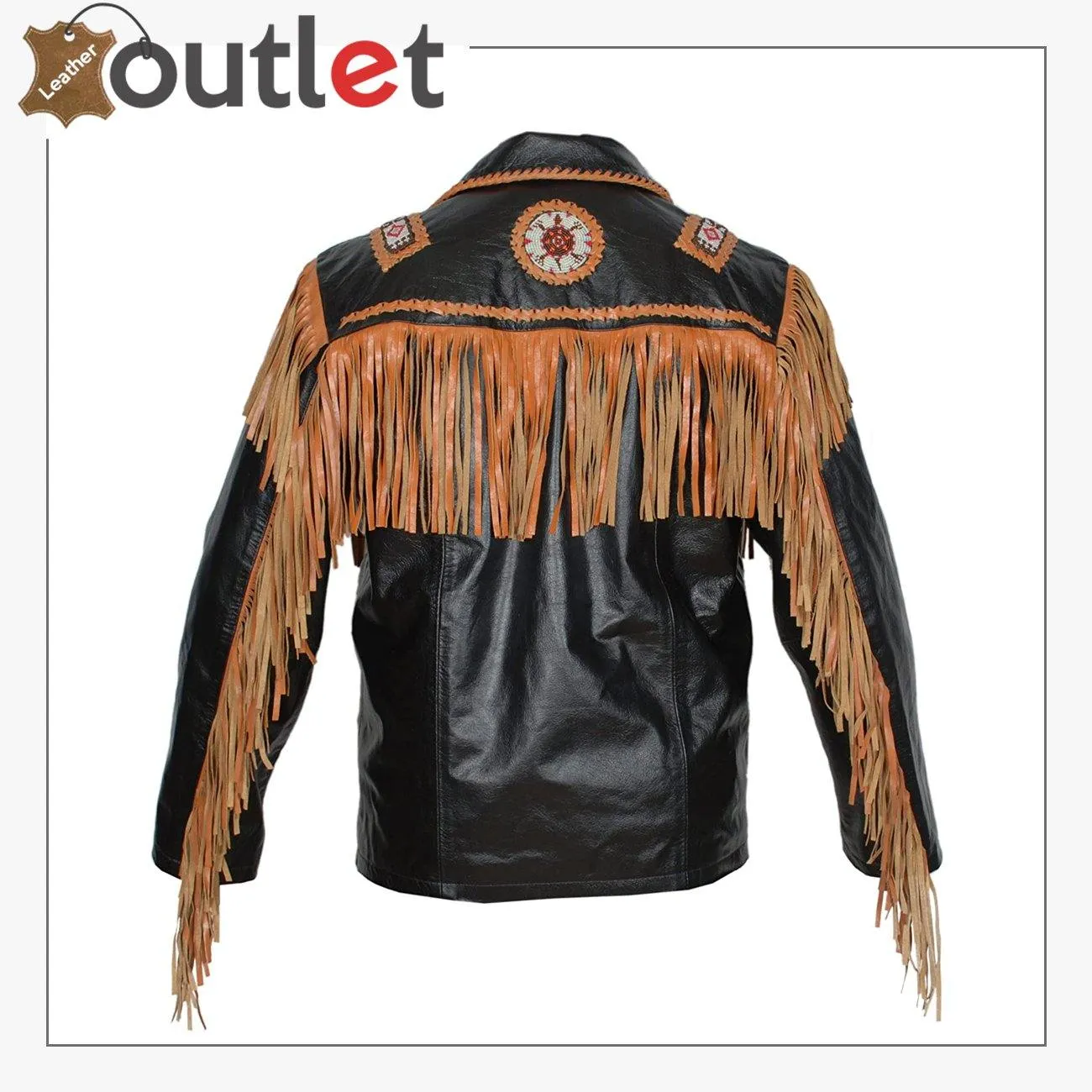 Men's Cowboy Genuine Cowhide Leather Jacket