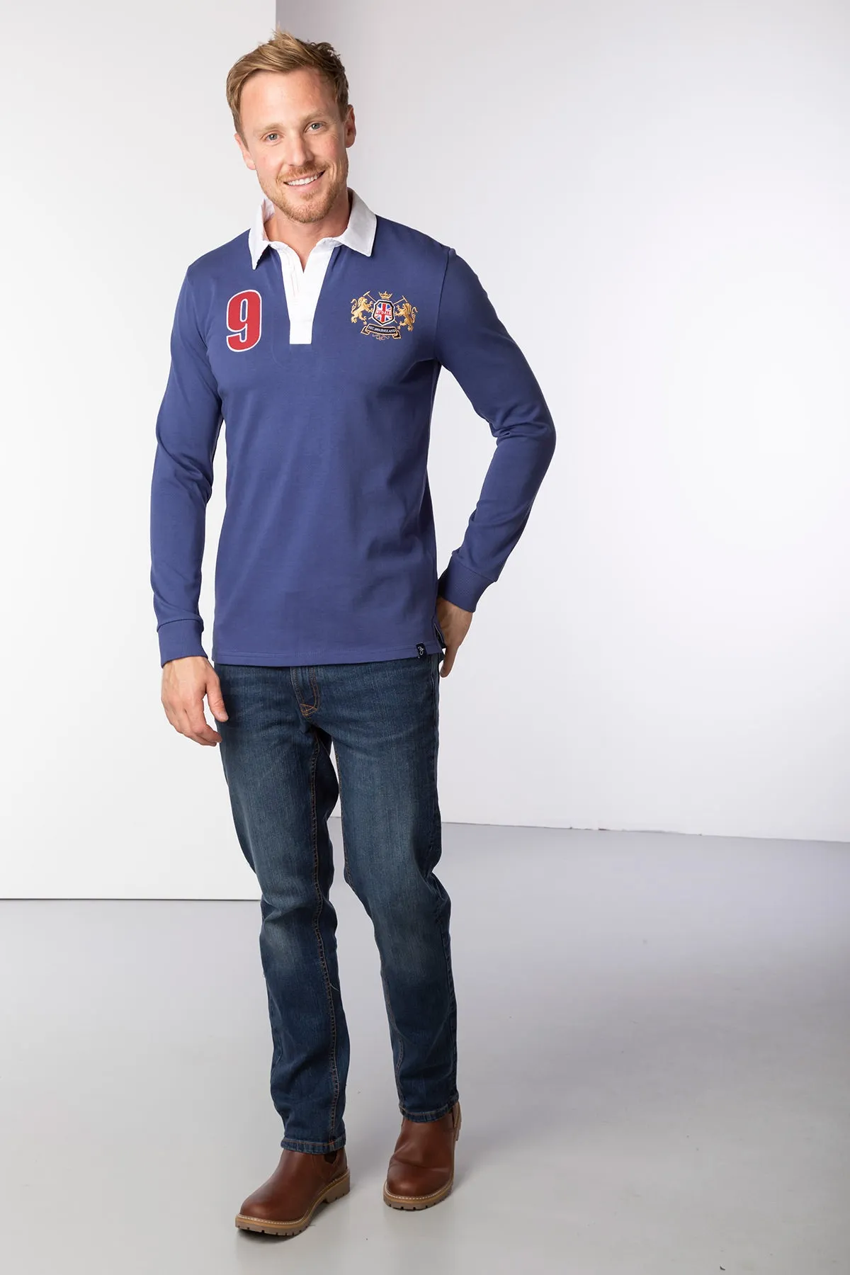 Men's Rugby Shirt - Otley Plain