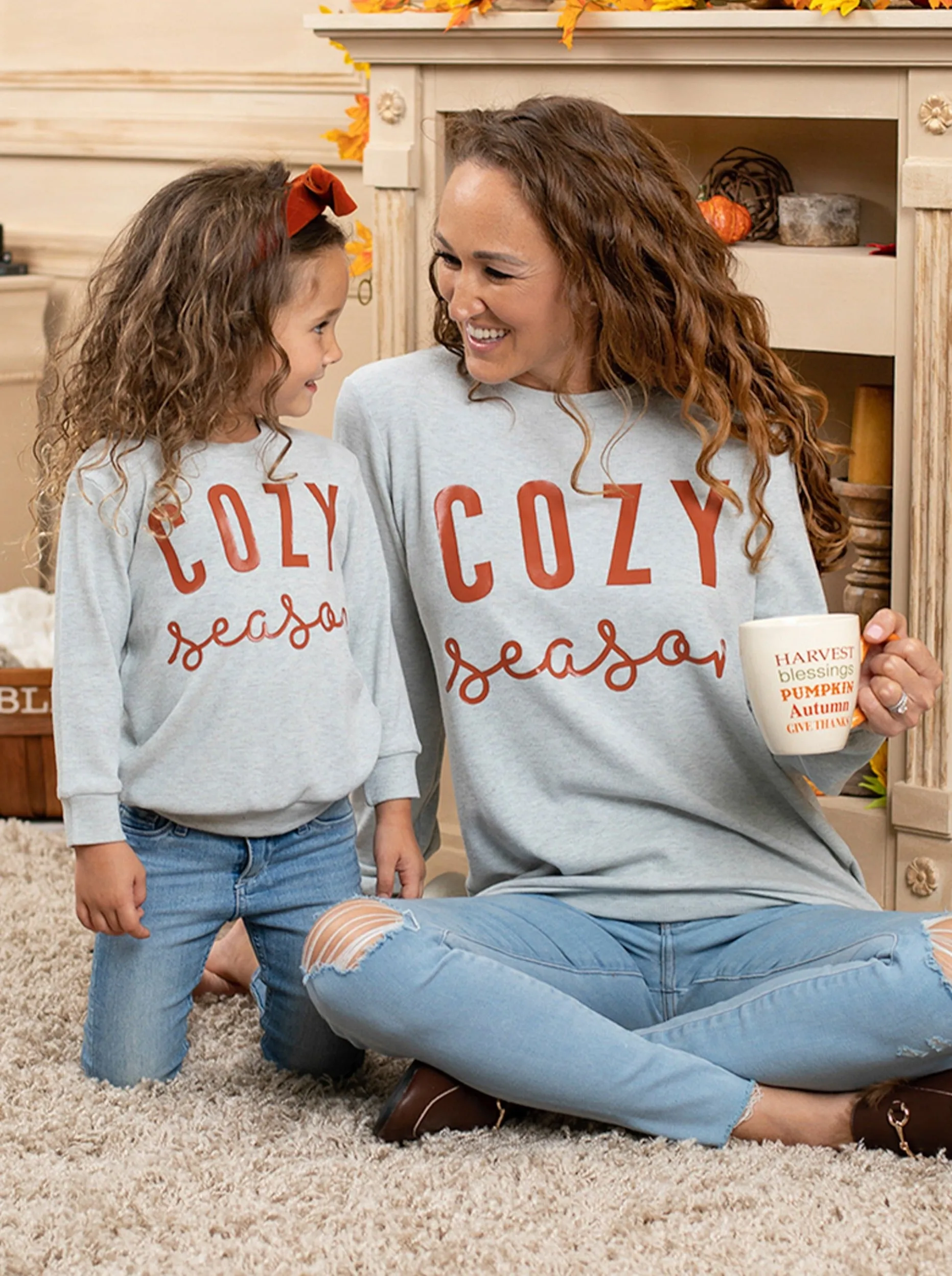 Mommy and Me Cozy Season Pullover Sweater