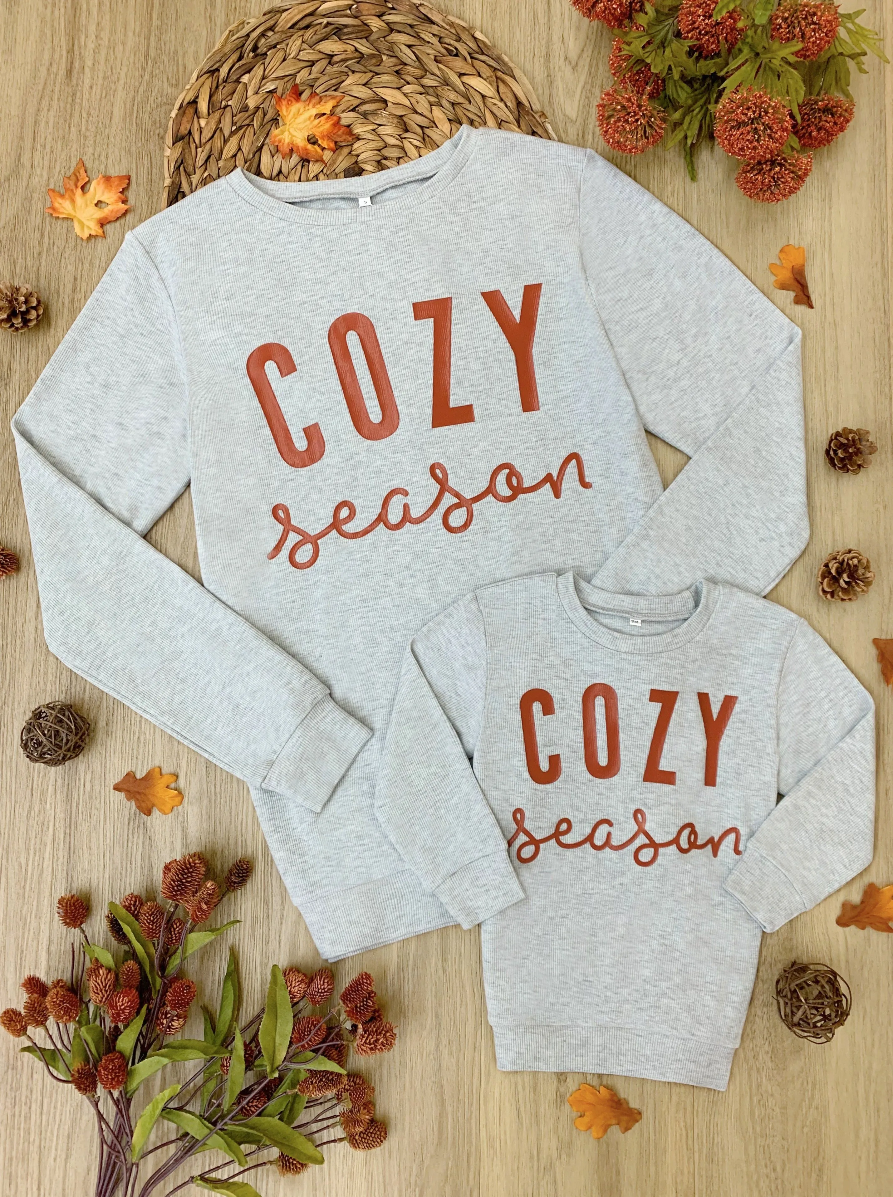 Mommy and Me Cozy Season Pullover Sweater