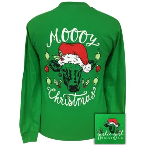 Moooy Christmas-Irish Green LS-1969