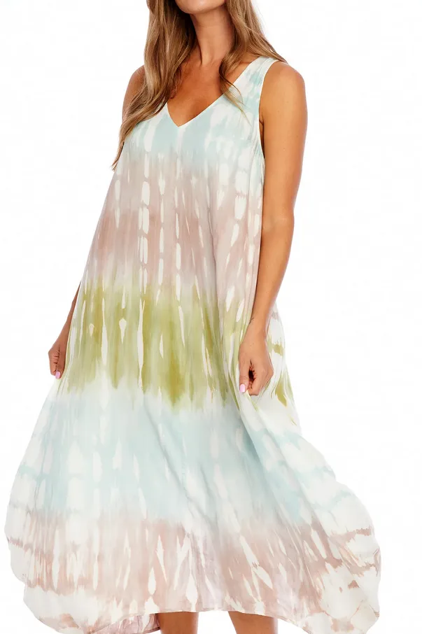 Mudpie Hyatt Tie Dye Maxi Dress