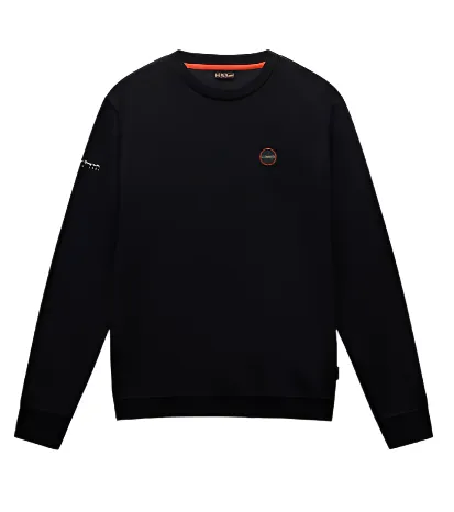 Napapijri Mens B-Badge Crewneck Black