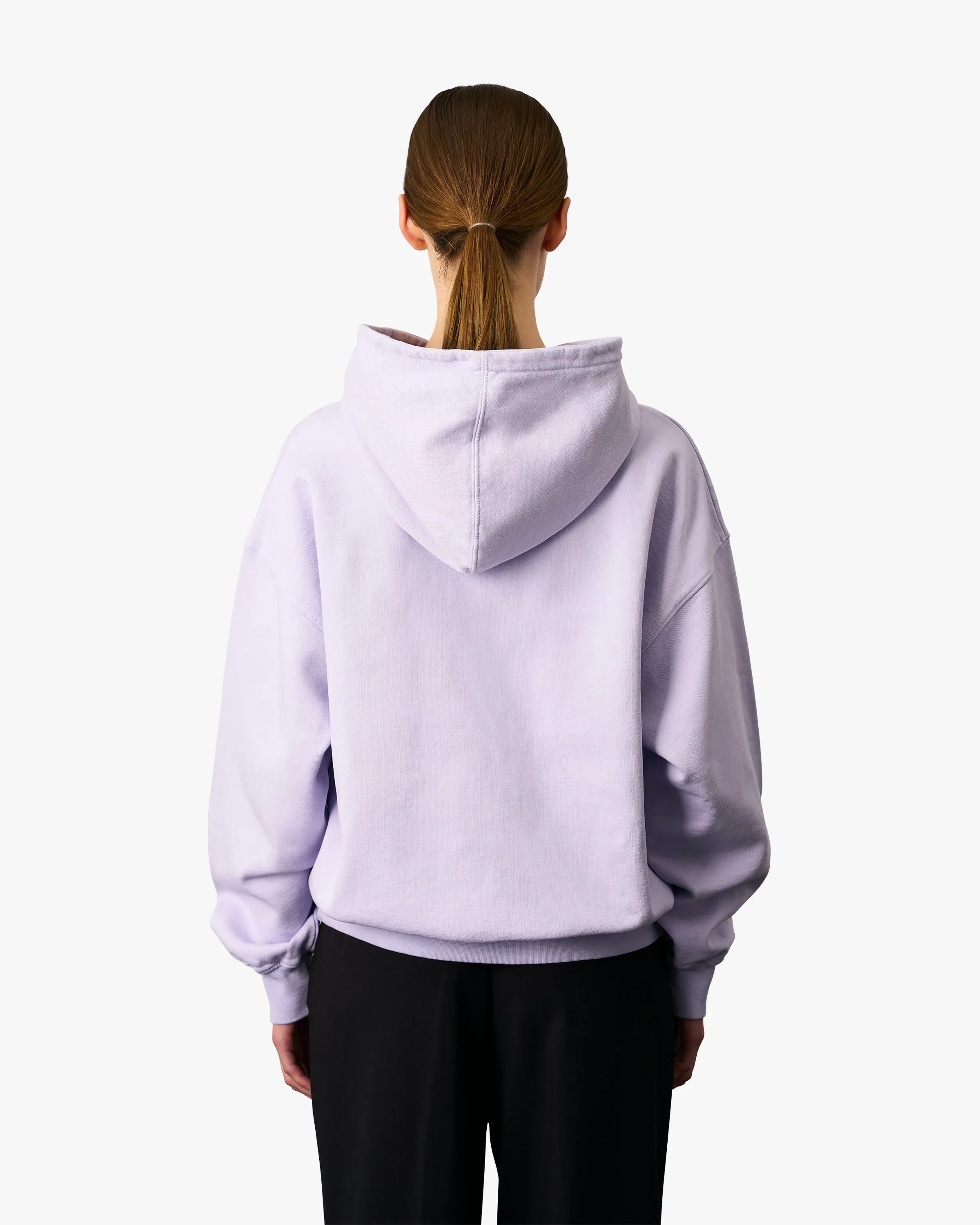 Organic Oversized Hood - Soft Lavender