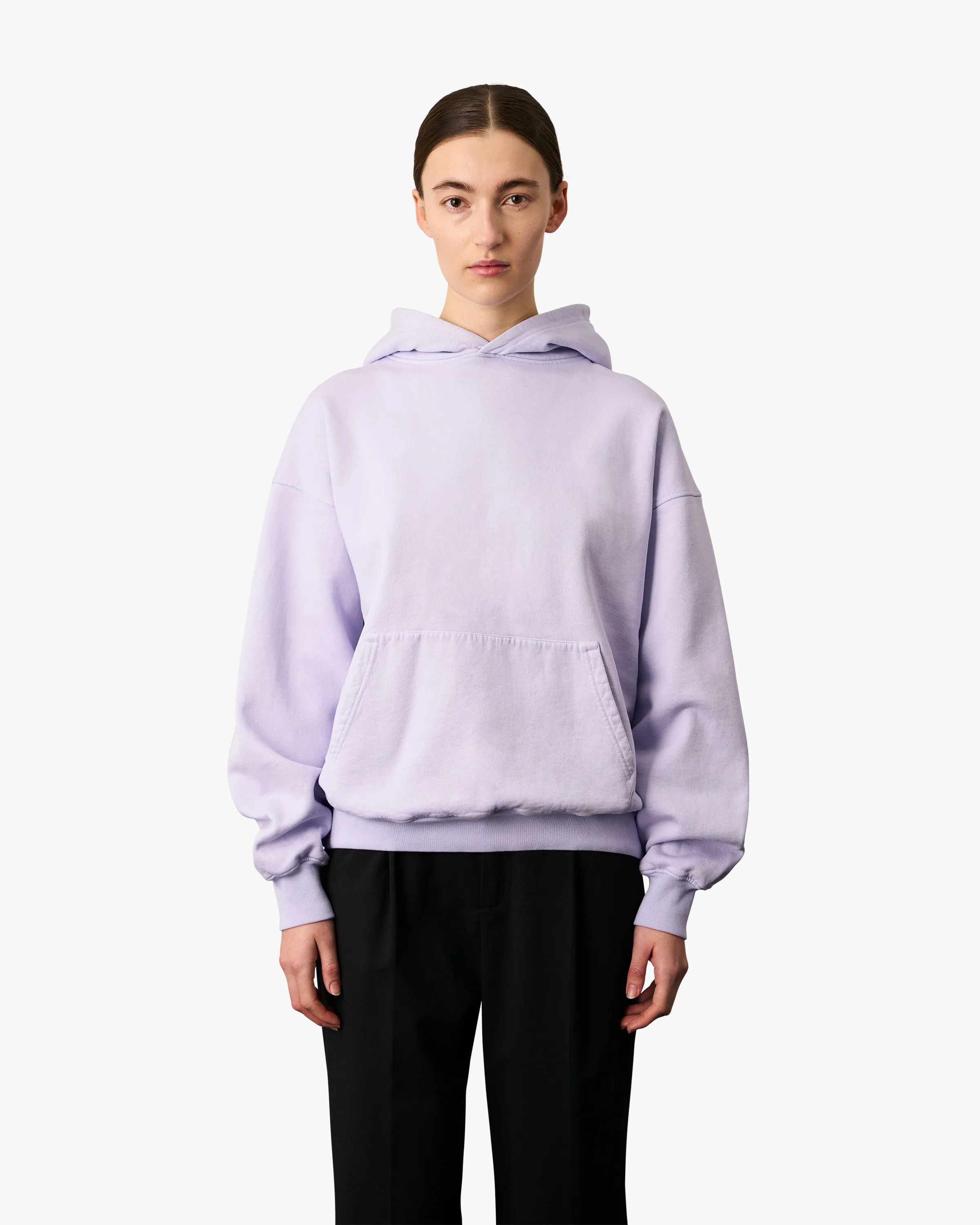 Organic Oversized Hood - Soft Lavender