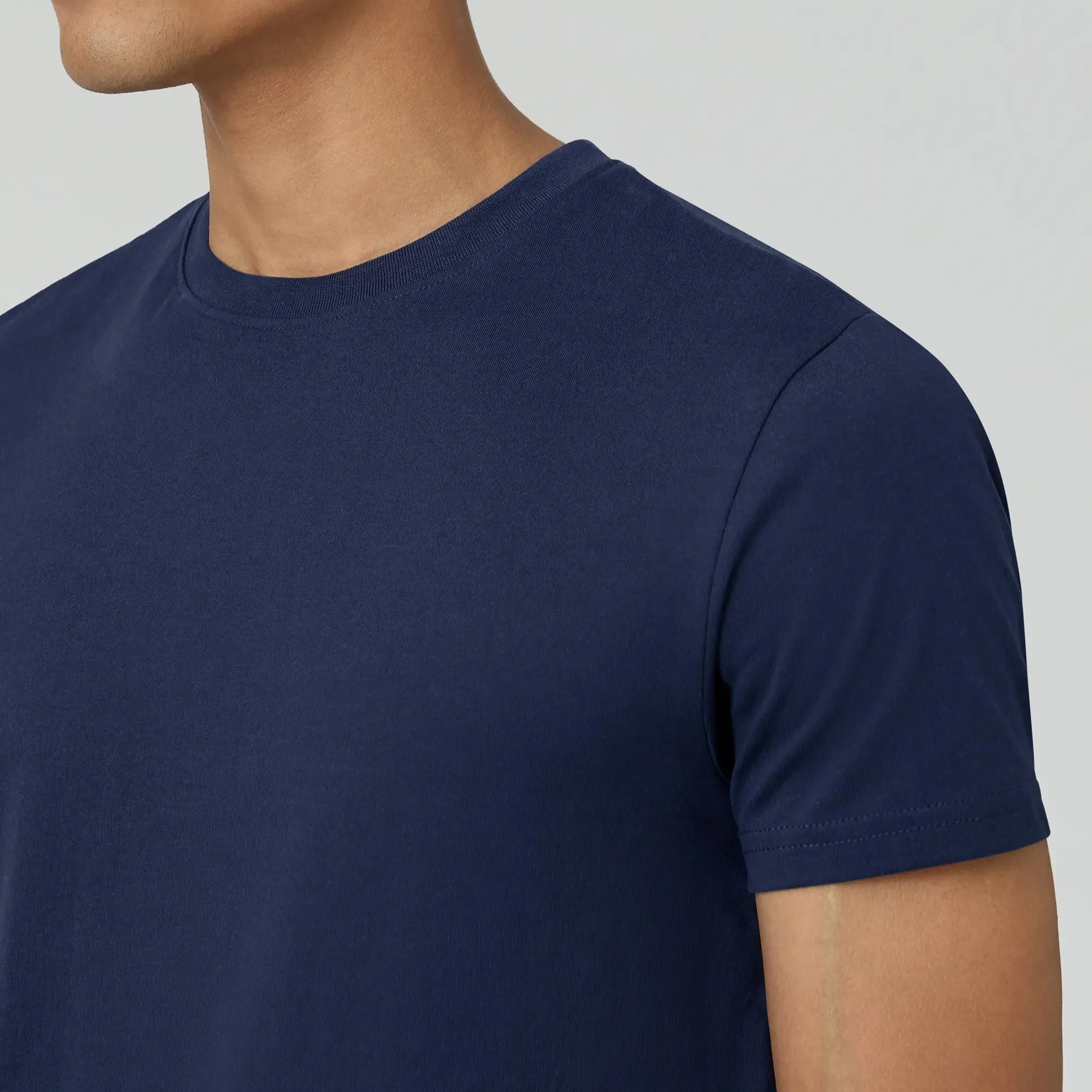 Pace Combed Cotton T-shirts Midnight Blue