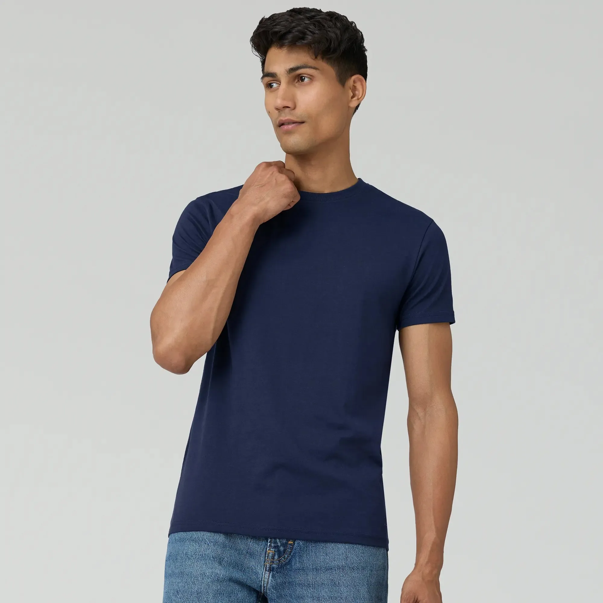 Pace Combed Cotton T-shirts Midnight Blue