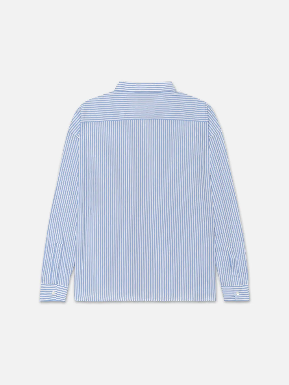 Relaxed Blue Striped Shirt -- Blue Stripe