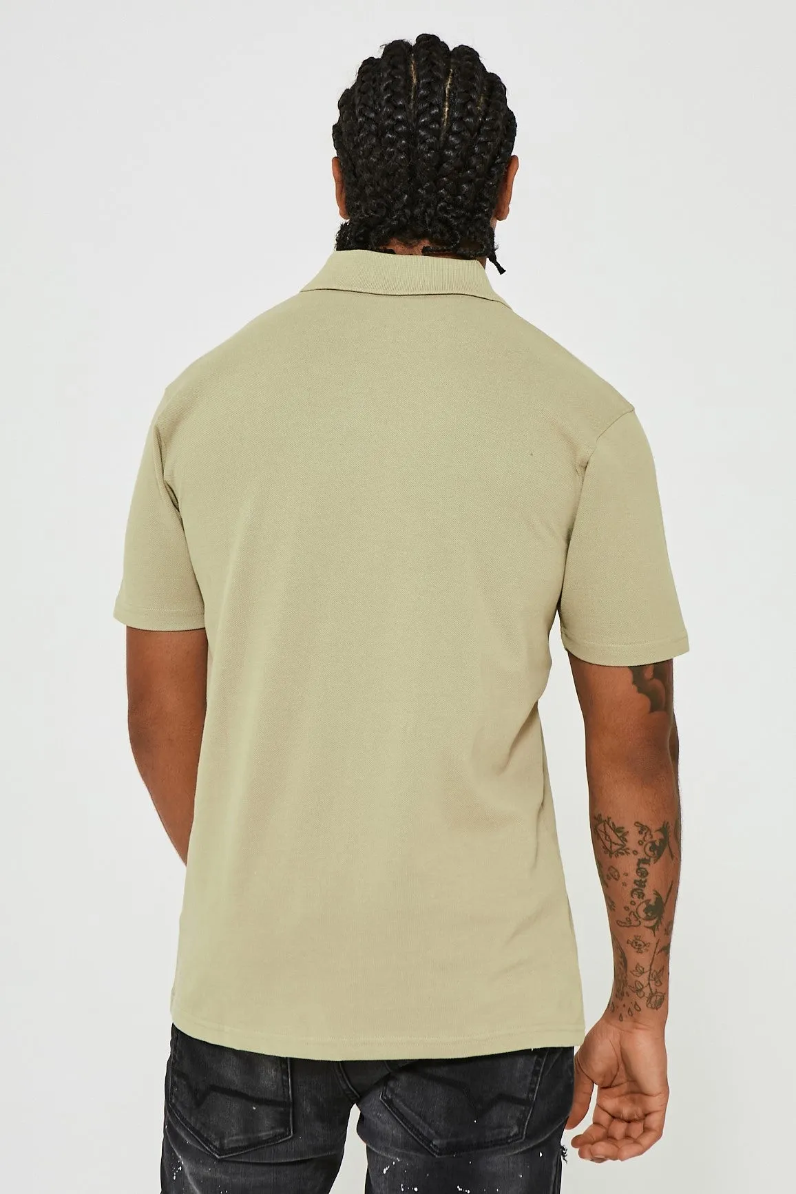 Rex Polo Shirt - Light Olive