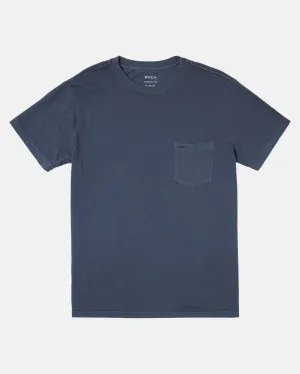 RVCA Pigment Pocket Tee - Moody Blue