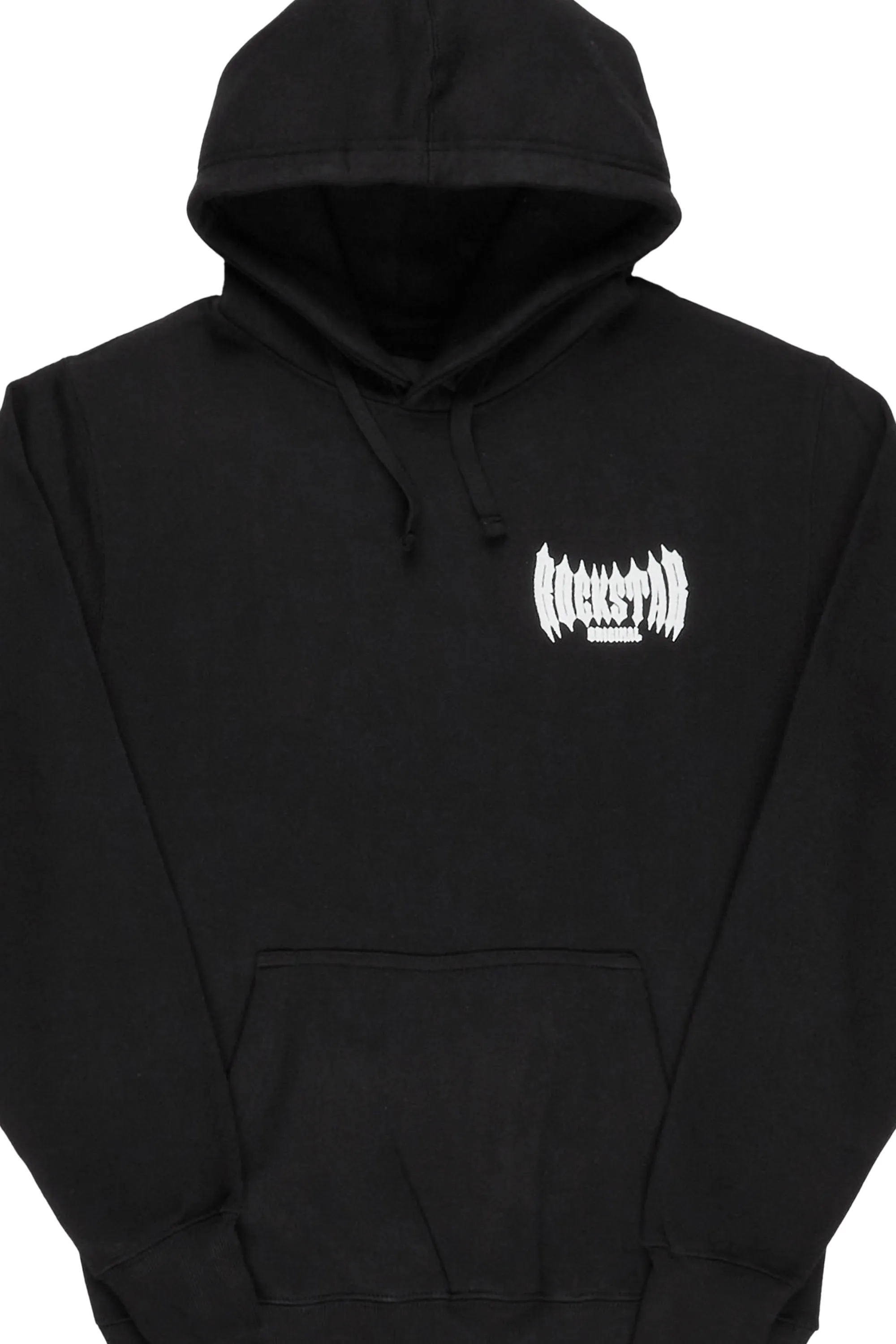 Skeller Black Graphic Hoodie