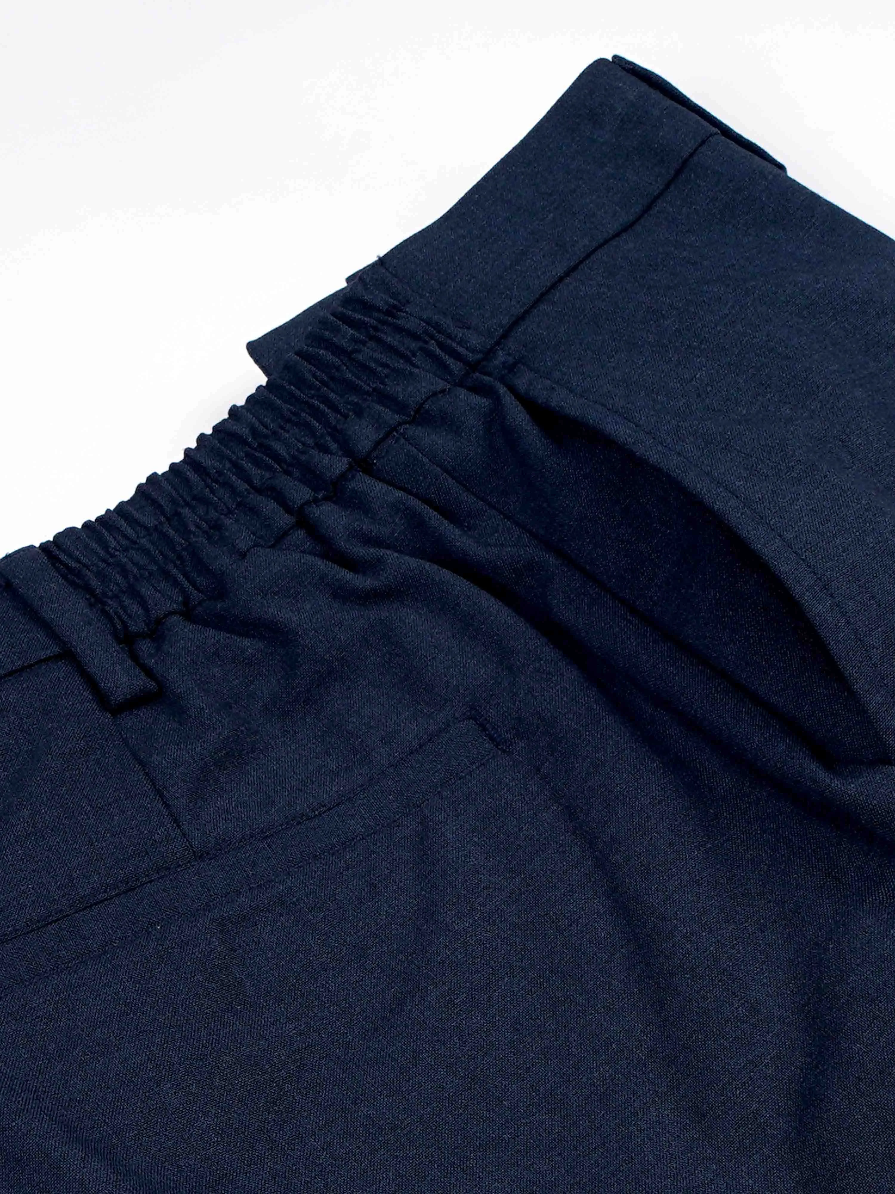 Soft Miracle Navy Relaxed Trousers